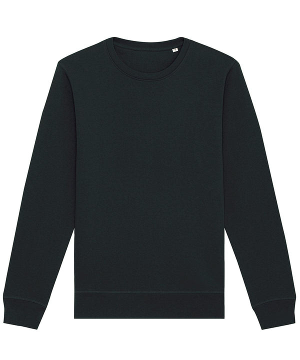 Black* - Roller unisex crew neck sweatshirt (STSU868) Sweatshirts Stanley/Stella Exclusives, New Colours For 2022, New For 2021, New In Autumn Winter, New In Mid Year, Organic & Conscious, Stanley/ Stella, Sweatshirts Schoolwear Centres