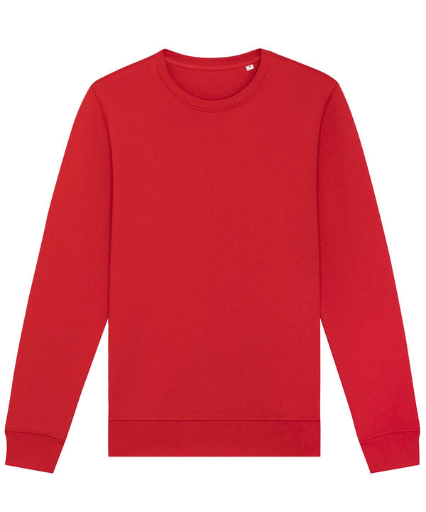 Red* - Roller unisex crew neck sweatshirt (STSU868) Sweatshirts Stanley/Stella Exclusives, New Colours For 2022, New For 2021, New In Autumn Winter, New In Mid Year, Organic & Conscious, Stanley/ Stella, Sweatshirts Schoolwear Centres