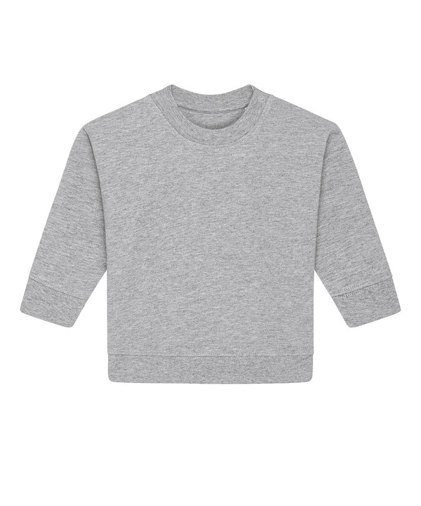 Heather Grey - Baby Changer terry crew neck sweatshirt (STSB920) Sweatshirts Stanley/Stella Baby & Toddler, Exclusives, Home Comforts, New Colours for 2023, New Styles For 2022, Organic & Conscious, Stanley/ Stella Schoolwear Centres