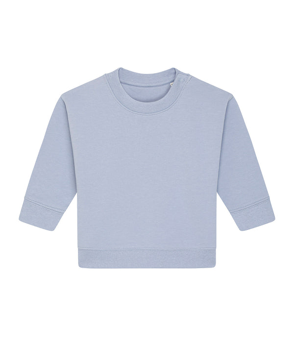 Serene Blue - Baby Changer terry crew neck sweatshirt (STSB920) Sweatshirts Stanley/Stella Baby & Toddler, Exclusives, Home Comforts, New Colours for 2023, New Styles For 2022, Organic & Conscious, Stanley/ Stella Schoolwear Centres