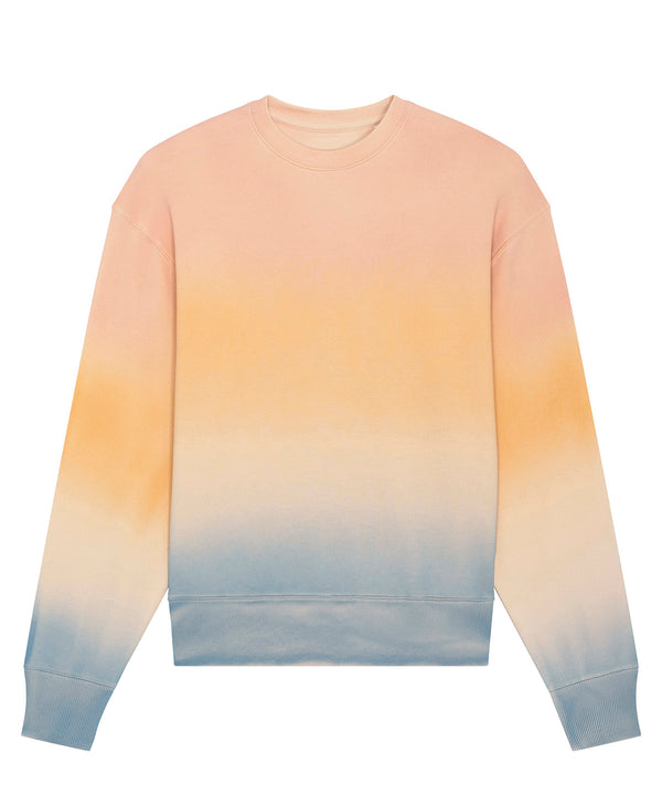 Multicolored Ombre - Radder ombre relaxed fit crew neck sweatshirt (STSU098) Sweatshirts Stanley/Stella Exclusives, Home Comforts, New Styles For 2022, Organic & Conscious, Oversized, Raladeal - Recently Added, Stanley/ Stella, Sweatshirts Schoolwear Centres