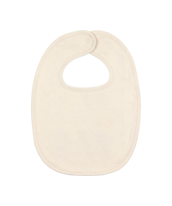 Natural Raw - Baby bib (STAU029) Bibs Stanley/Stella Baby & Toddler, New Styles for 2023, Organic & Conscious, Rebrandable Schoolwear Centres