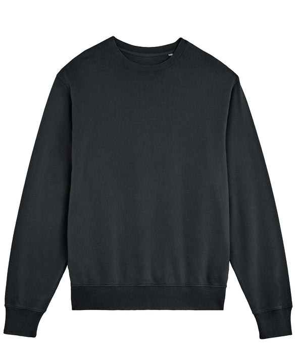 Garment Dyed Black Rock - Unisex Matcher vintage sweatshirt (STSU085) Sweatshirts Stanley/Stella New Styles for 2023, Organic & Conscious, Plus Sizes, Rebrandable, Sweatshirts Schoolwear Centres