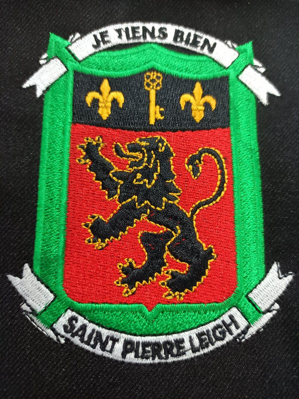 Saint Pierre School - New Tracksuit Bottom | (Black/Emerald Green) with School Logo - Schoolwear Centres | School Uniforms near me