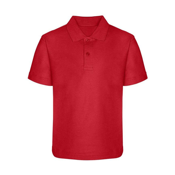 St Anne Line Catholic Juniors School | Red Polo Shirt with School Logo - Schoolwear Centres | School Uniforms near me