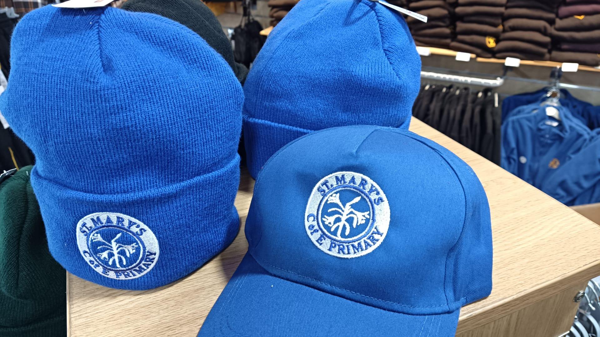 St Mary's C of E Primary School, Prittlewell | Royal Baseball Cap | Beanie Hat - Schoolwear Centres | School Uniforms near me