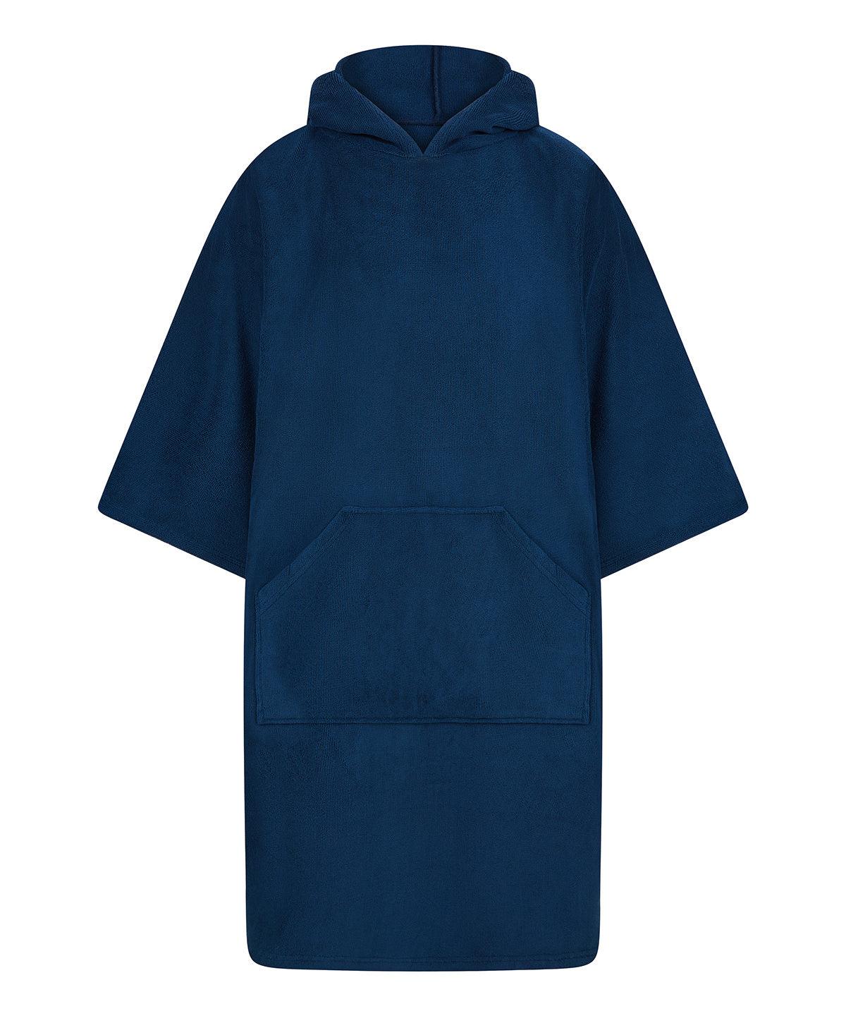 Navy - Adults poncho Ponchos Towel City Homewares & Towelling, New in, New Styles For 2022 Schoolwear Centres