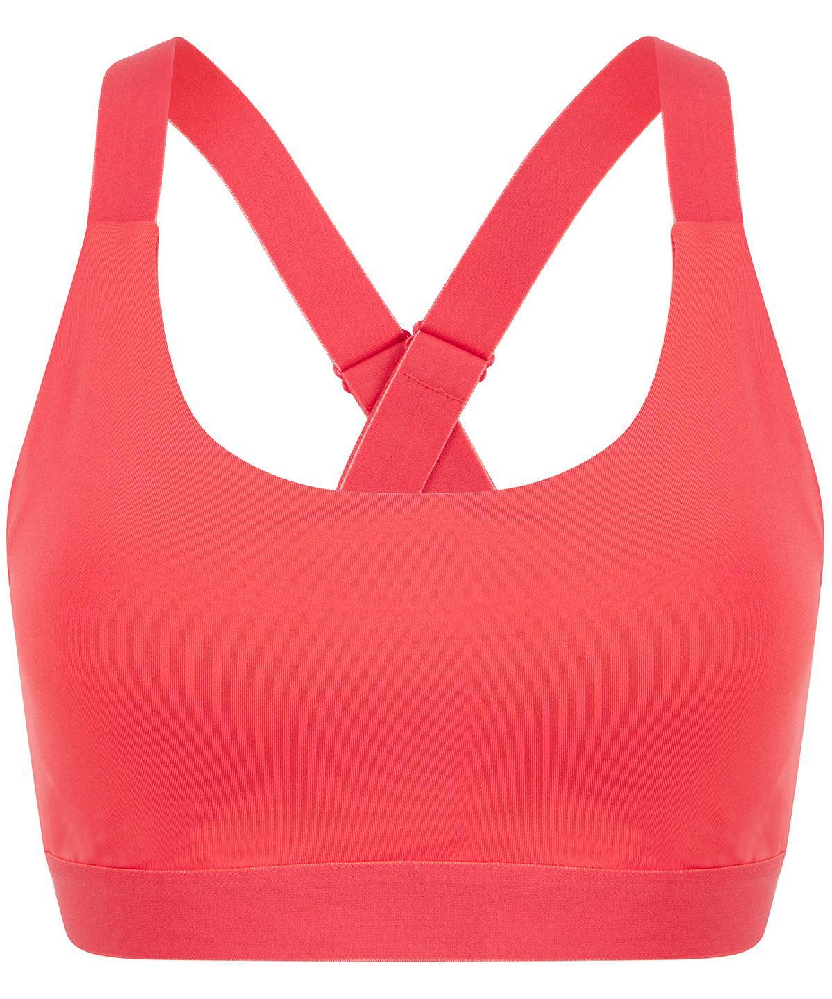 Hot Coral - Medium impact core bra Bras Tombo Activewear & Performance, New For 2021, New Styles For 2021, Sports & Leisure Schoolwear Centres