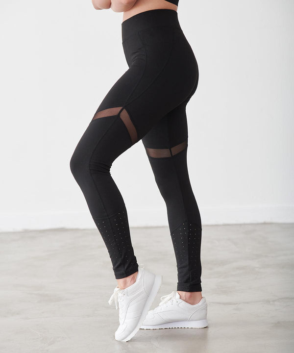 Black - Women's panelled leggings Leggings Tombo Activewear & Performance, Leggings, Luxe Streetwear, Rebrandable, Sports & Leisure, Trousers & Shorts Schoolwear Centres