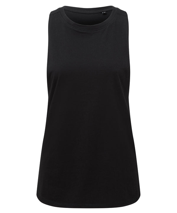 Black - Women's TriDri® organic tank top Vests TriDri® Activewear & Performance, Back to the Gym, Exclusives, New Styles For 2022, Organic & Conscious, Women's Fashion Schoolwear Centres
