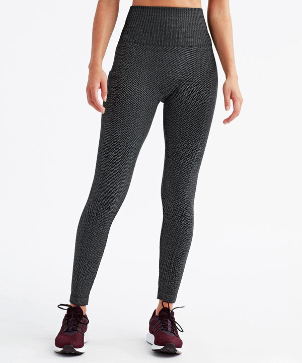 Charcoal - Women's TriDri® knitted city leggings Leggings TriDri® Activewear & Performance, Exclusives, Fashion Leggings, Leggings, Lounge Sets, New For 2021, New Styles For 2021, Rebrandable, Sports & Leisure Schoolwear Centres