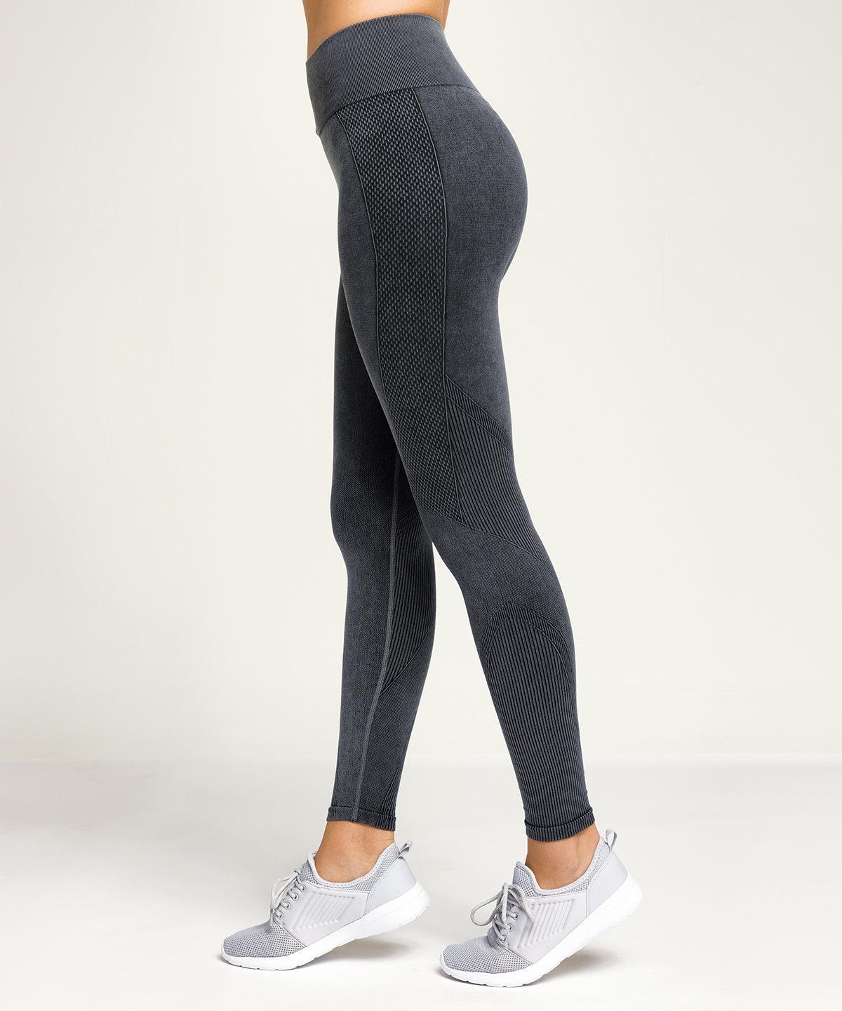 Indigo Denim - Women's TriDri® seamless '3D fit' multi-sport denim look leggings Leggings TriDri® Athleisurewear, Back to Fitness, Co-ords, Exclusives, Leggings, Must Haves, On-Trend Activewear, Rebrandable, Trousers & Shorts Schoolwear Centres