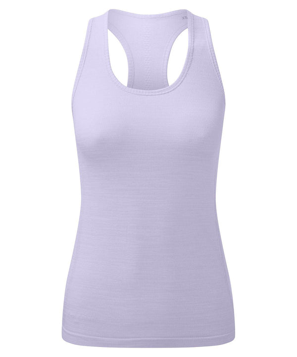 Lilac Melange - Women's TriDri® recycled seamless 3D fit multi-sport flex vest Vests TriDri® Activewear & Performance, Back to the Gym, Co-ords, Exclusives, New Styles For 2022, Organic & Conscious, Women's Fashion Schoolwear Centres