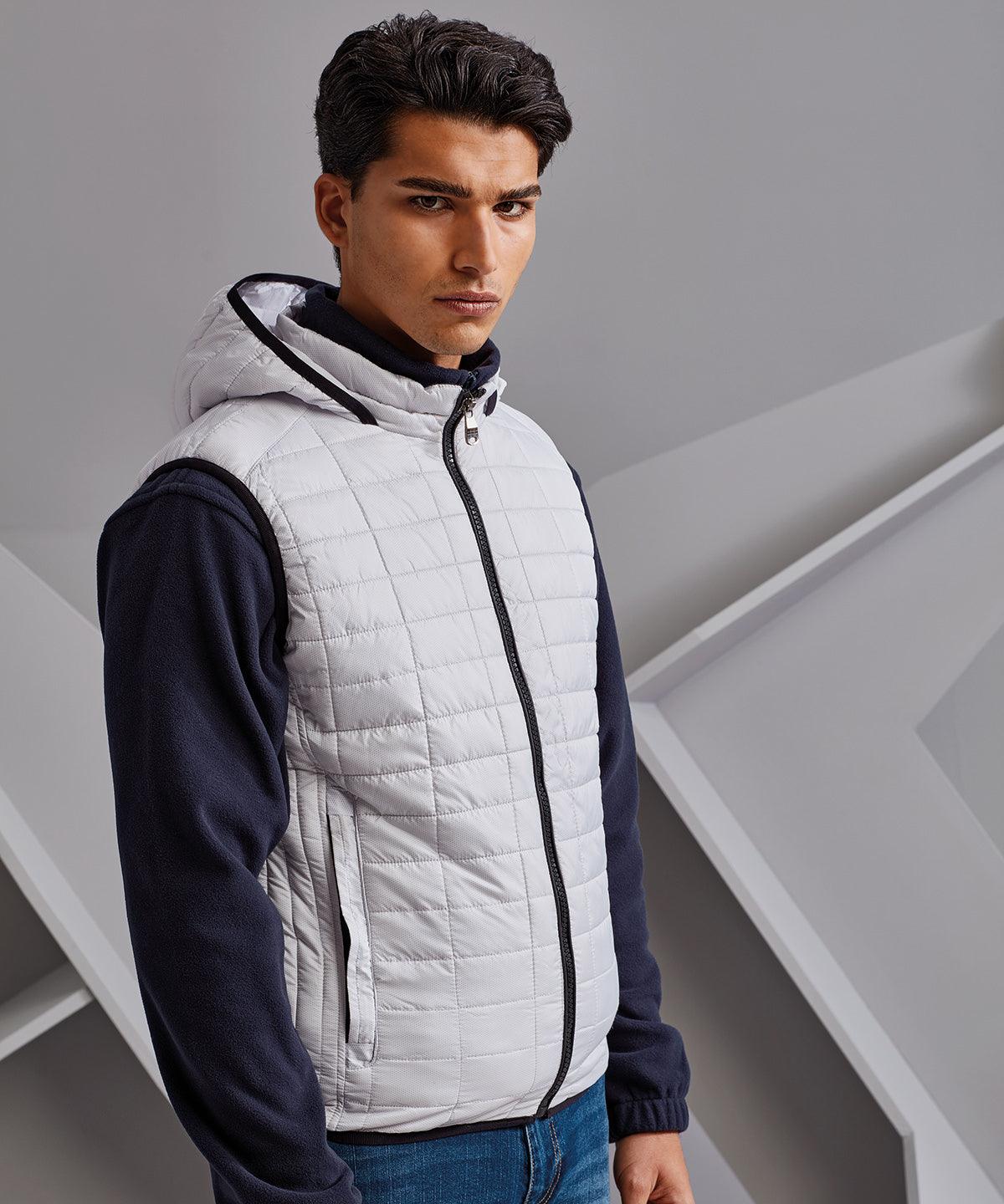 Steel* - Honeycomb hooded gilet Body Warmers 2786 Gilets and Bodywarmers, Jackets & Coats, Outdoor Dining, Padded & Insulation, Padded Perfection, Plus Sizes, Raladeal - Recently Added, Rebrandable Schoolwear Centres