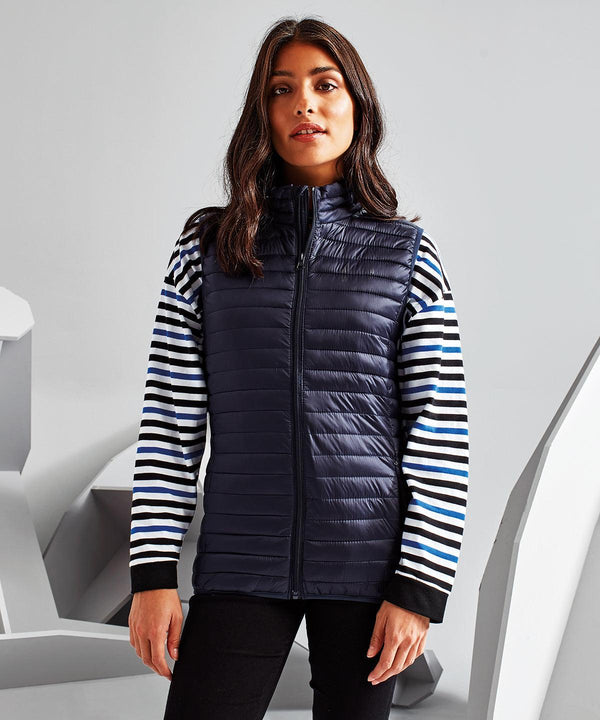 Navy - Women's tribe fineline padded gilet Body Warmers 2786 2022 Spring Edit, Alfresco Dining, Gilets and Bodywarmers, Jackets & Coats, Must Haves, Outdoor Dining, Padded & Insulation, Raladeal - Recently Added, Rebrandable, Women's Fashion Schoolwear Centres