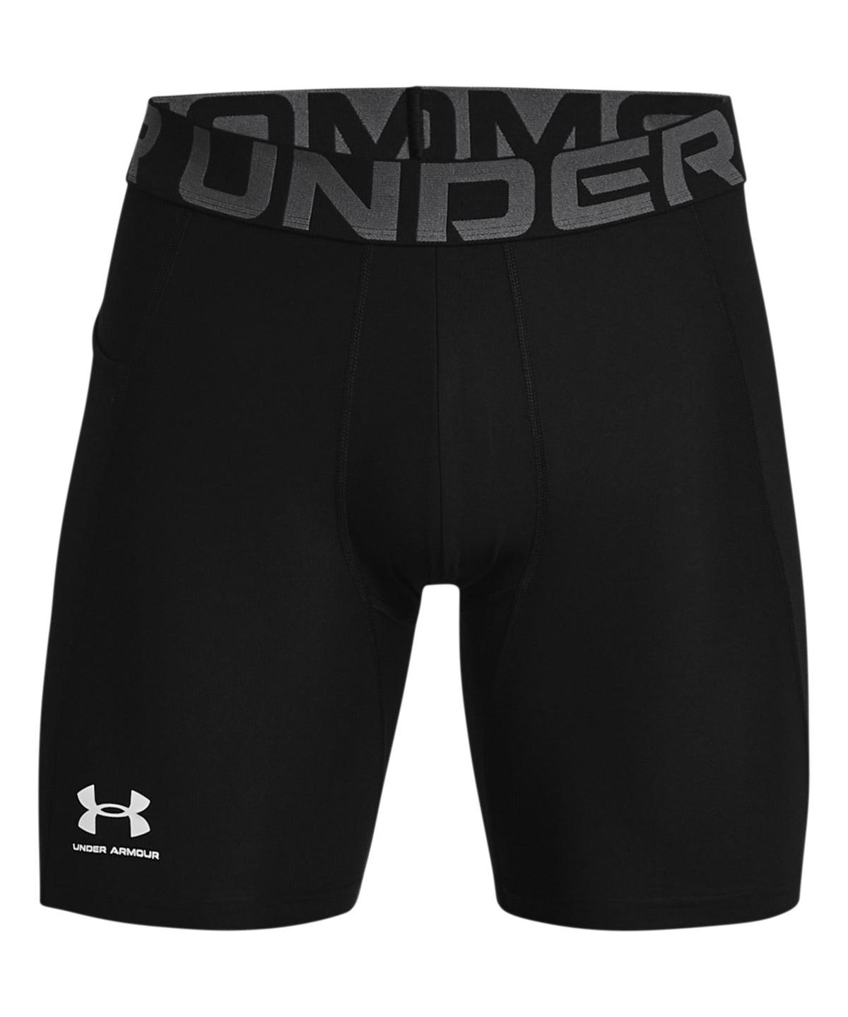 Black/White - UA HG armour shorts Shorts Under Armour Back to the Gym, Exclusives, Gymwear, New Styles For 2022, On-Trend Activewear, Trousers & Shorts Schoolwear Centres