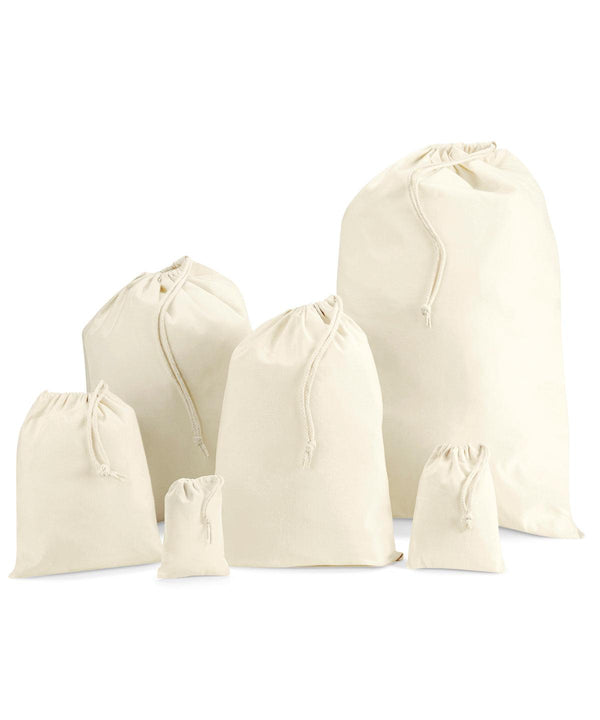 Natural - Recycled cotton stuff bag Bags Westford Mill Bags & Luggage, New Styles For 2022, Organic & Conscious Schoolwear Centres