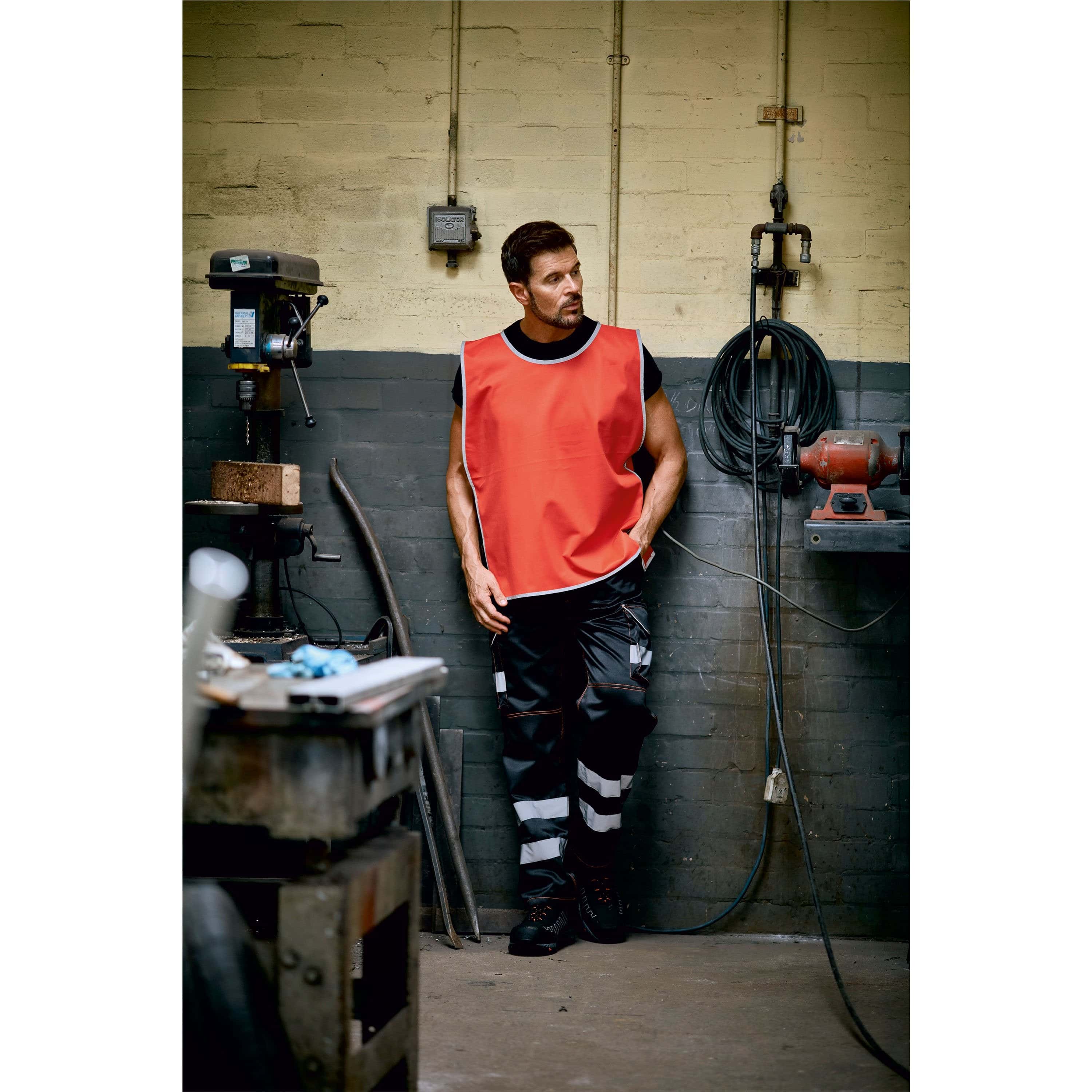 Hi-vis reflective border tabard - Schoolwear Centres | School Uniform Centres