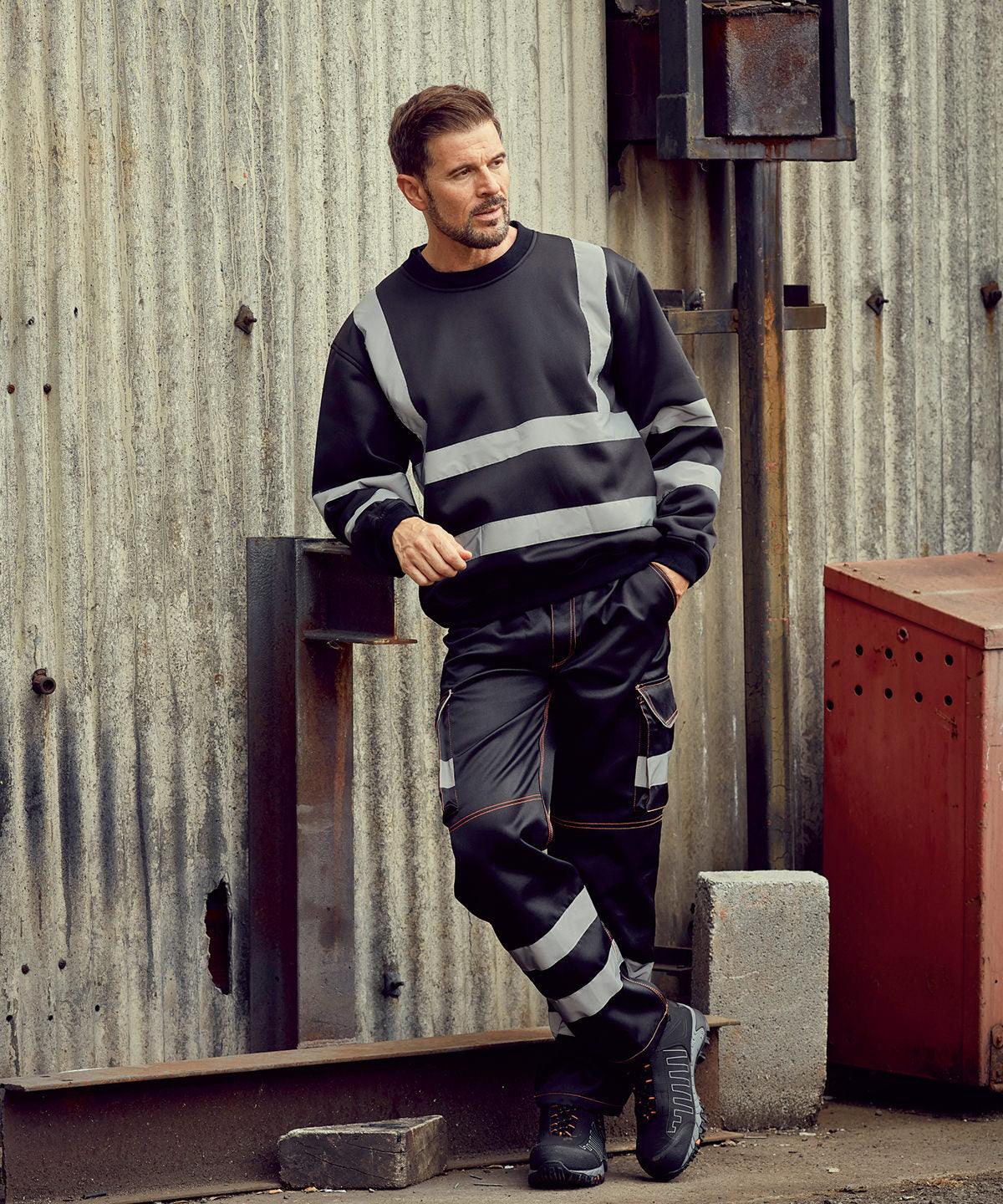 Navy - Hi-vis sweatshirt (HVJ510) Sweatshirts Yoko Must Haves, New Colours for 2021, Plus Sizes, Safetywear, Sweatshirts, Workwear Schoolwear Centres