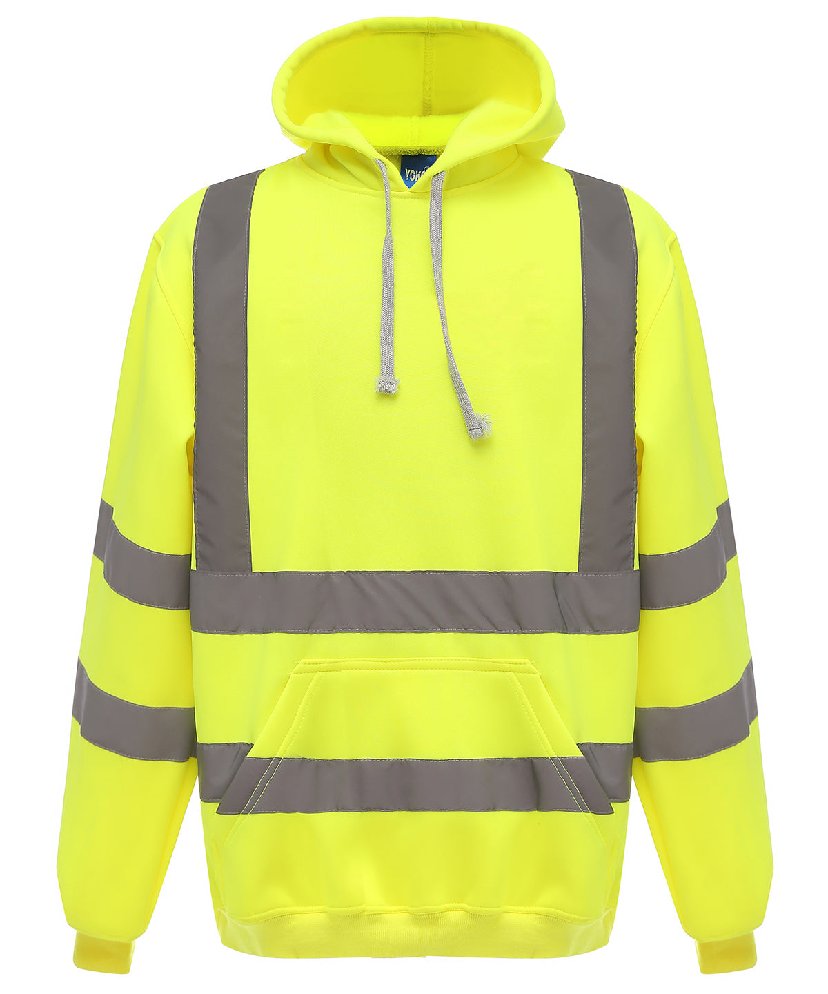 Yellow - Hi-vis pull-over hoodie (HVK05) Hoodies Yoko Hoodies, Must Haves, Plus Sizes, Safetywear, Workwear Schoolwear Centres