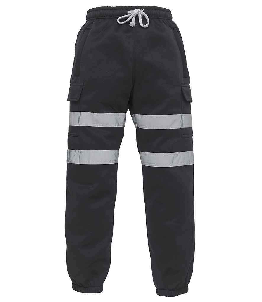 Yoko Hi-Vis Jog Pants | Black Trousers Yoko hi-vis, Hi-vis Adult, Hi-vis Reflective Border Kids Waistcoat, Hi-vis Tops, Hi-Viz Premium P.E. Bag, style-yk034, workwear, Yoko Schoolwear Centres