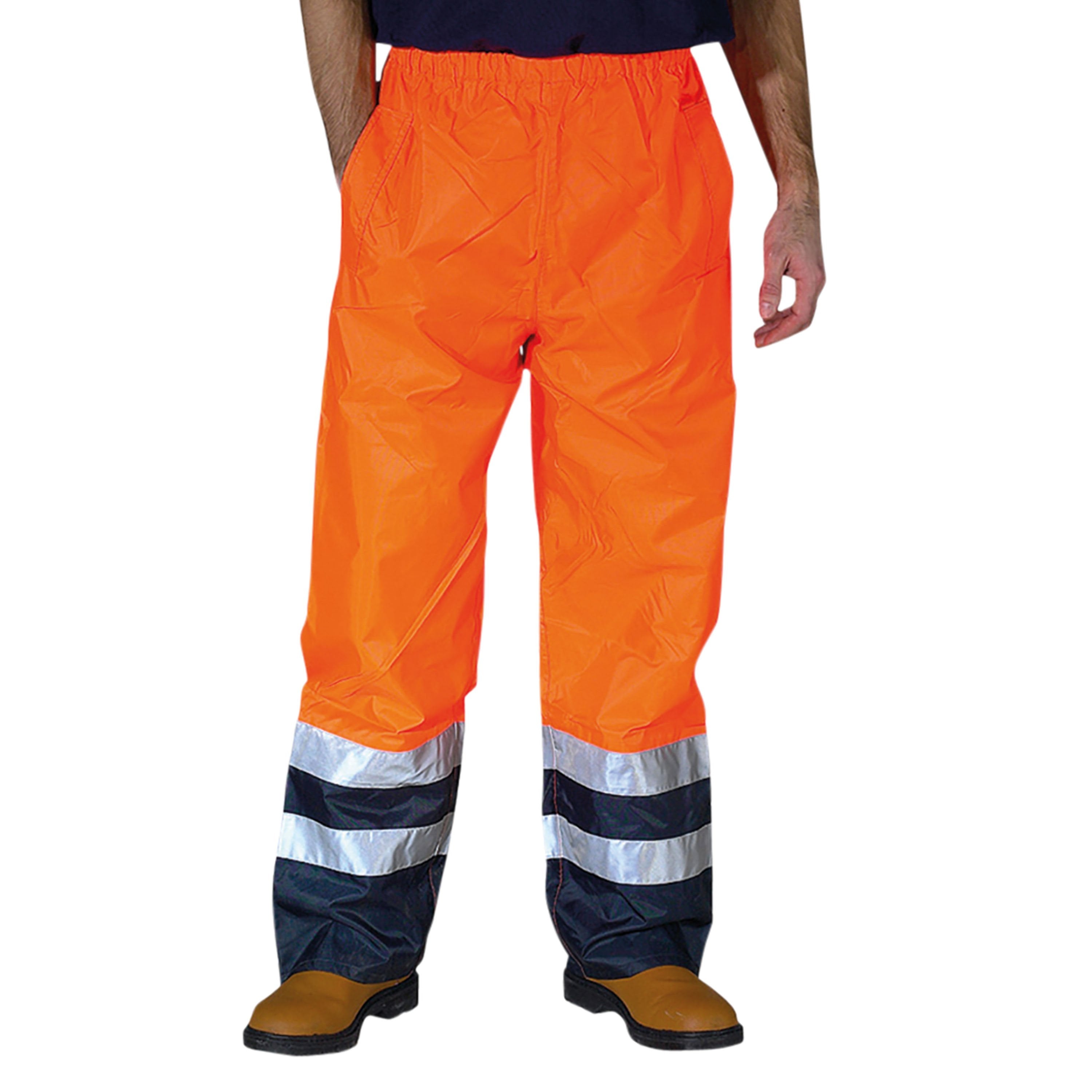 Hi-vis waterproof overtrousers - Schoolwear Centres | School Uniform Centres