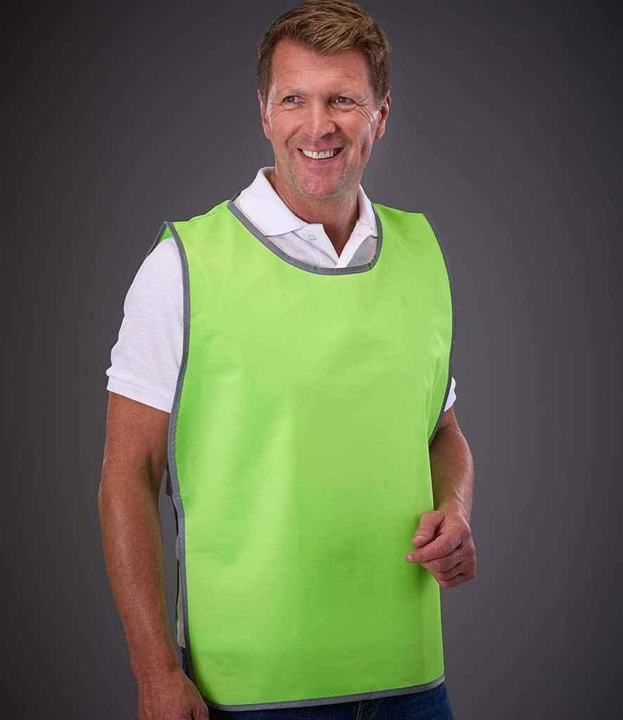 Yoko Hi-Vis Reflective Border Tabard | Lime Green Tabard Yoko hi-vis, Hi-vis Adult, Hi-vis Reflective Border Kids Waistcoat, Hi-vis Tops, Hi-Viz Premium P.E. Bag, style-yk100, workwear, Yoko Schoolwear Centres
