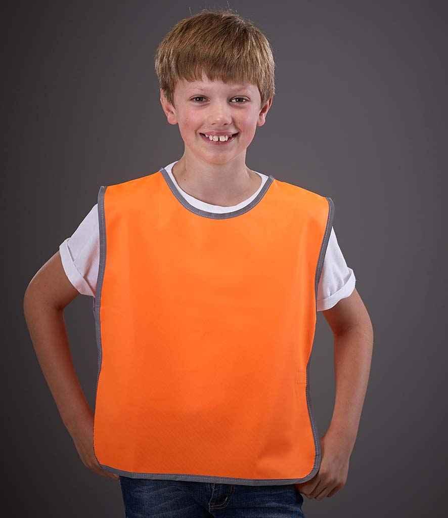 Yoko Hi-Vis Reflective Border Tabard | Orange Tabard Yoko hi-vis, Hi-vis Adult, Hi-vis Reflective Border Kids Waistcoat, Hi-vis Tops, Hi-Viz Premium P.E. Bag, style-yk100, workwear, Yoko Schoolwear Centres