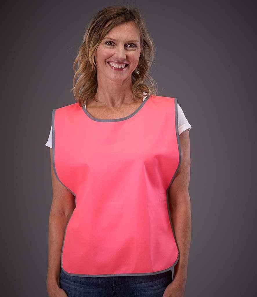 Yoko Hi-Vis Reflective Border Tabard | Pink Tabard Yoko hi-vis, Hi-vis Adult, Hi-vis Reflective Border Kids Waistcoat, Hi-vis Tops, Hi-Viz Premium P.E. Bag, style-yk100, workwear, Yoko Schoolwear Centres