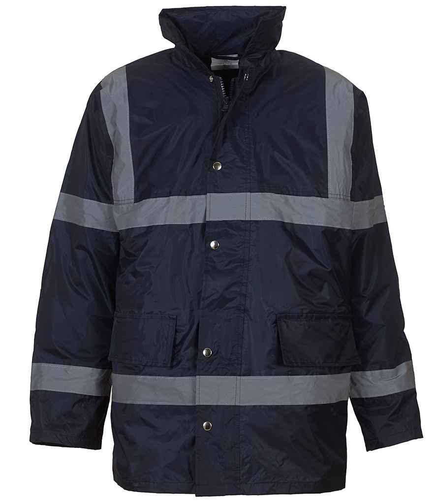 Yoko Security Jacket | Navy Jacket Yoko hi-vis, Hi-vis Adult, Hi-vis Reflective Border Kids Waistcoat, Hi-vis Tops, Hi-Viz Premium P.E. Bag, style-yk203, workwear, Yoko Schoolwear Centres