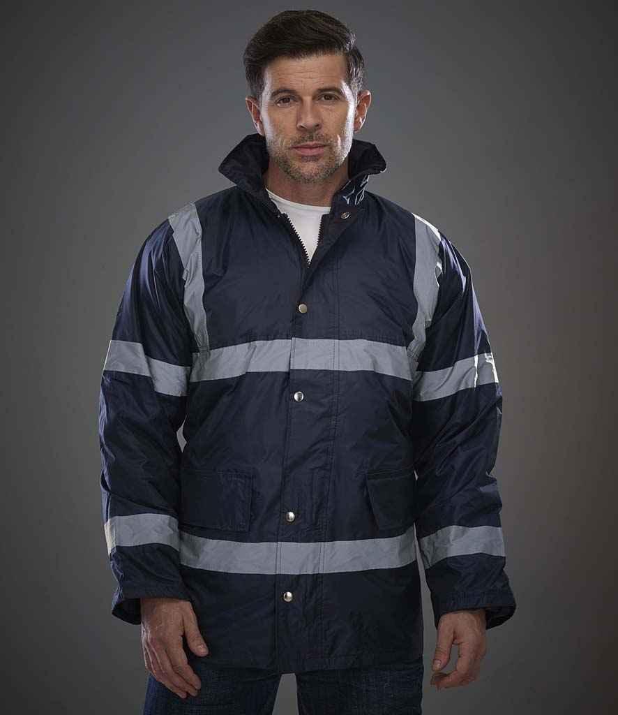 Yoko Security Jacket | Navy Jacket Yoko hi-vis, Hi-vis Adult, Hi-vis Reflective Border Kids Waistcoat, Hi-vis Tops, Hi-Viz Premium P.E. Bag, style-yk203, workwear, Yoko Schoolwear Centres
