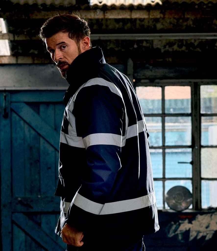 Yoko Security Jacket | Navy Jacket Yoko hi-vis, Hi-vis Adult, Hi-vis Reflective Border Kids Waistcoat, Hi-vis Tops, Hi-Viz Premium P.E. Bag, style-yk203, workwear, Yoko Schoolwear Centres