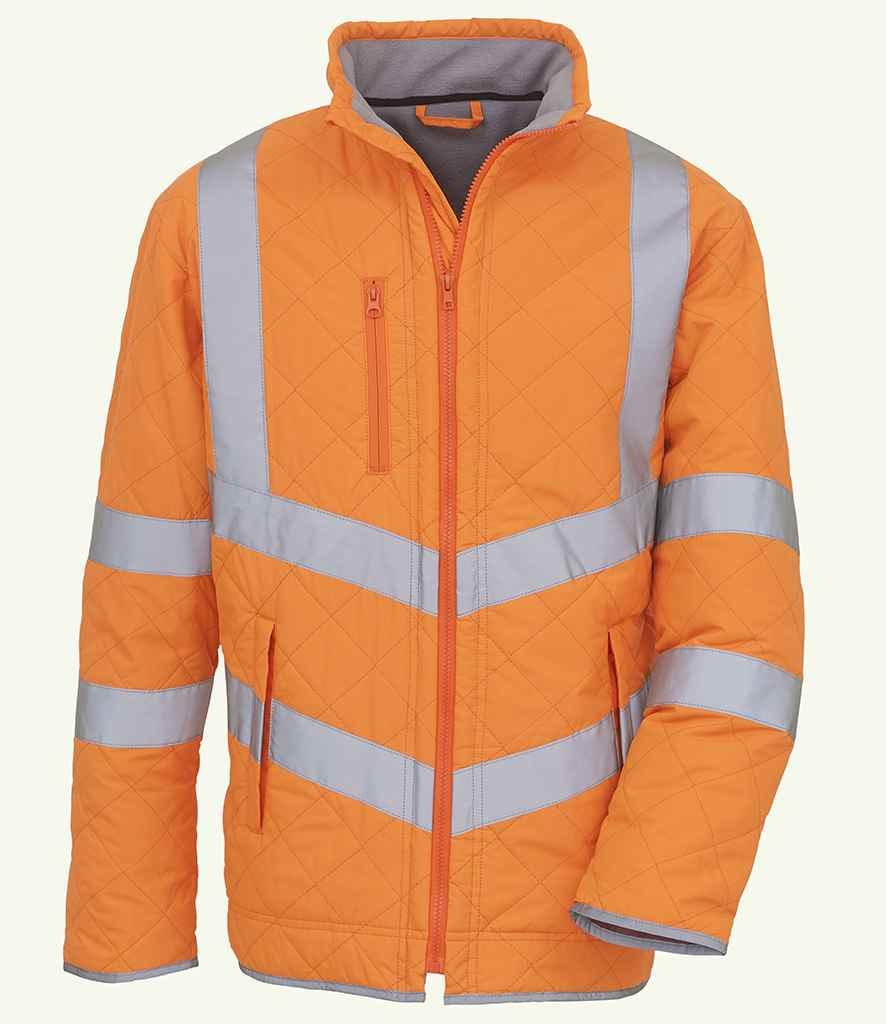 Yoko Hi-Vis Kensington Jacket | Orange Jacket Yoko hi-vis, Hi-vis Adult, Hi-vis Reflective Border Kids Waistcoat, Hi-vis Tops, Hi-Viz Premium P.E. Bag, style-yk208, workwear, Yoko Schoolwear Centres