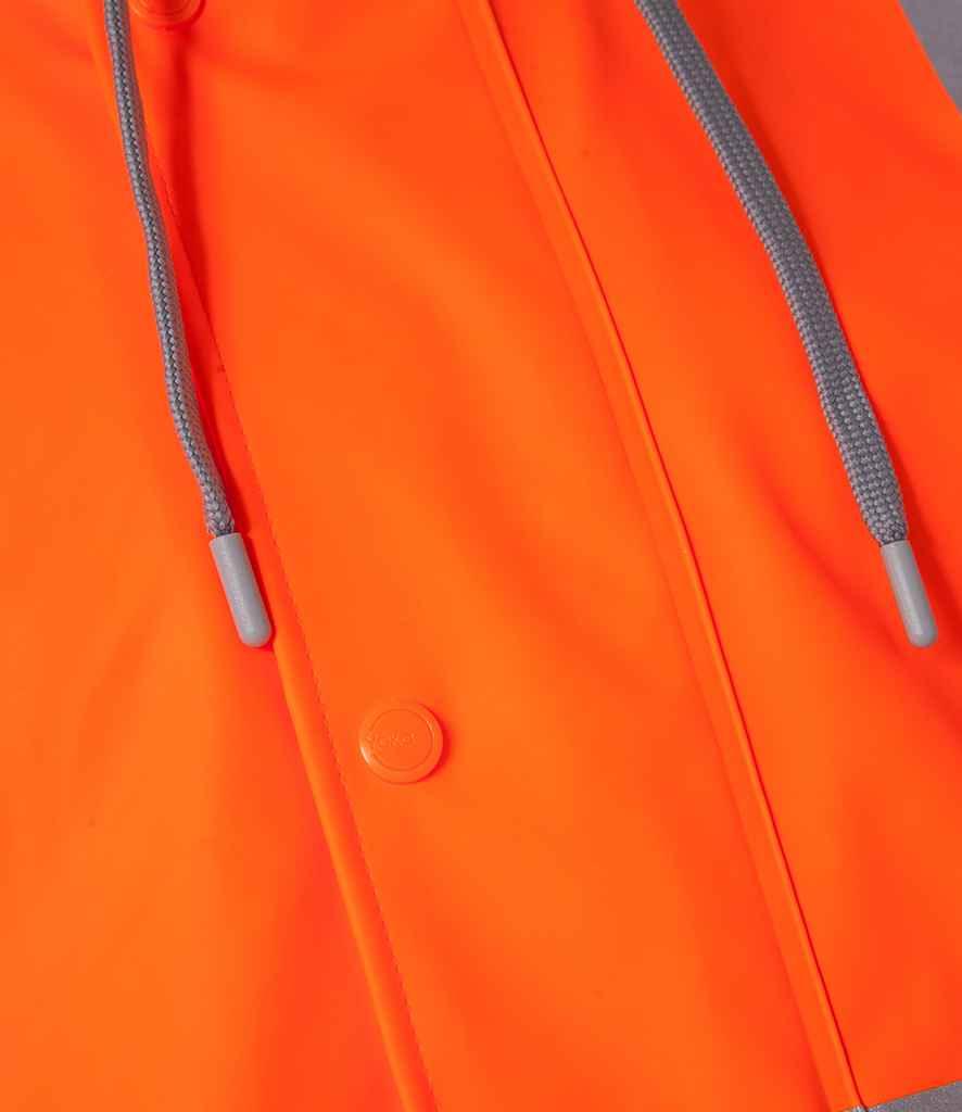 Yoko Hi-Vis Flex U-Dry Jacket | Orange Jacket Yoko hi-vis, Hi-vis Adult, Hi-vis Reflective Border Kids Waistcoat, Hi-vis Tops, Hi-Viz Premium P.E. Bag, style-yk220, workwear, Yoko Schoolwear Centres