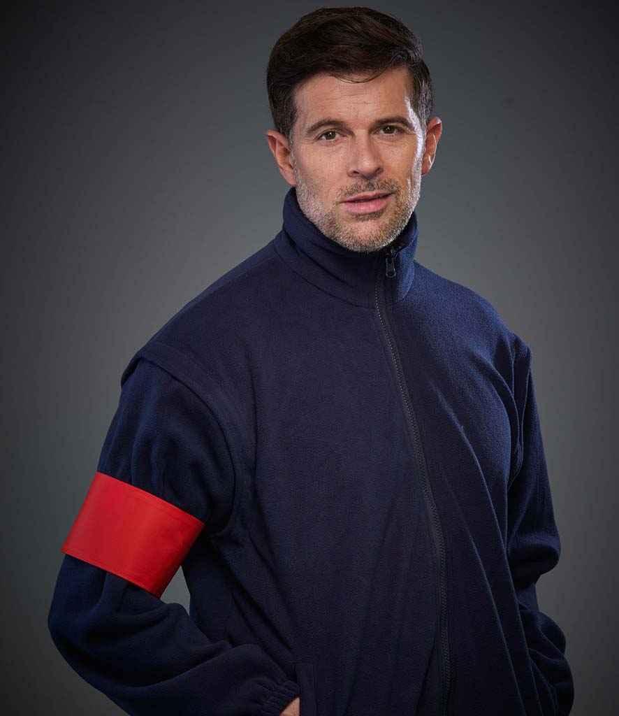 Yoko Print Me Arm Band | Red Accessory Yoko hi-vis, Hi-vis Adult, Hi-vis Reflective Border Kids Waistcoat, Hi-vis Tops, style-yk402, workwear, Yoko Schoolwear Centres