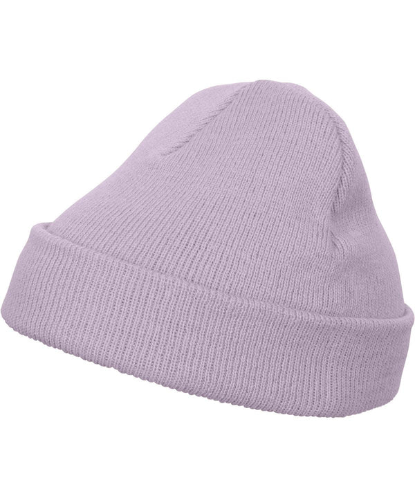 Lilac - Heavyweight beanie (1500KC) Hats Flexfit by Yupoong Headwear, New Colours for 2023, Winter Essentials Schoolwear Centres