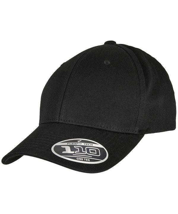 Black - Flexfit 110 organic cap Caps Flexfit by Yupoong Headwear, New Styles For 2022, Organic & Conscious Schoolwear Centres