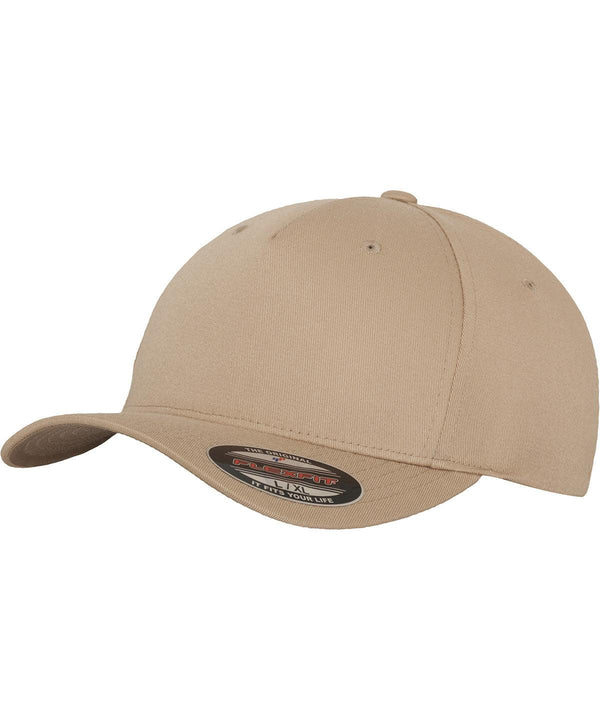 Khaki - Flexfit 5-panel (6560) Caps Flexfit by Yupoong Activewear & Performance, Headwear, New Styles for 2023, Sports & Leisure Schoolwear Centres