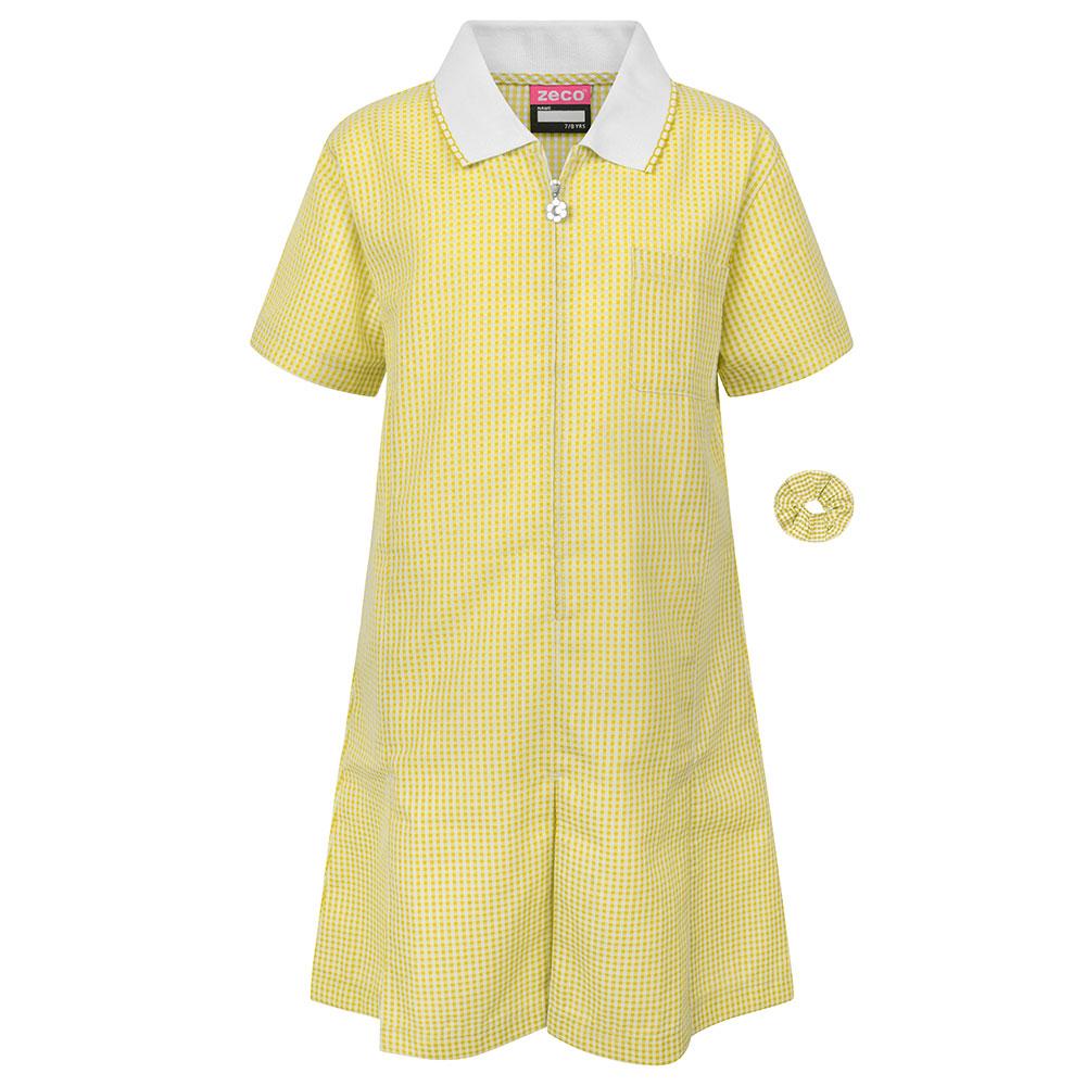 Gingham Summer Dress & Gingham Sun Hat - Schoolwear Centres | School Uniform Centres