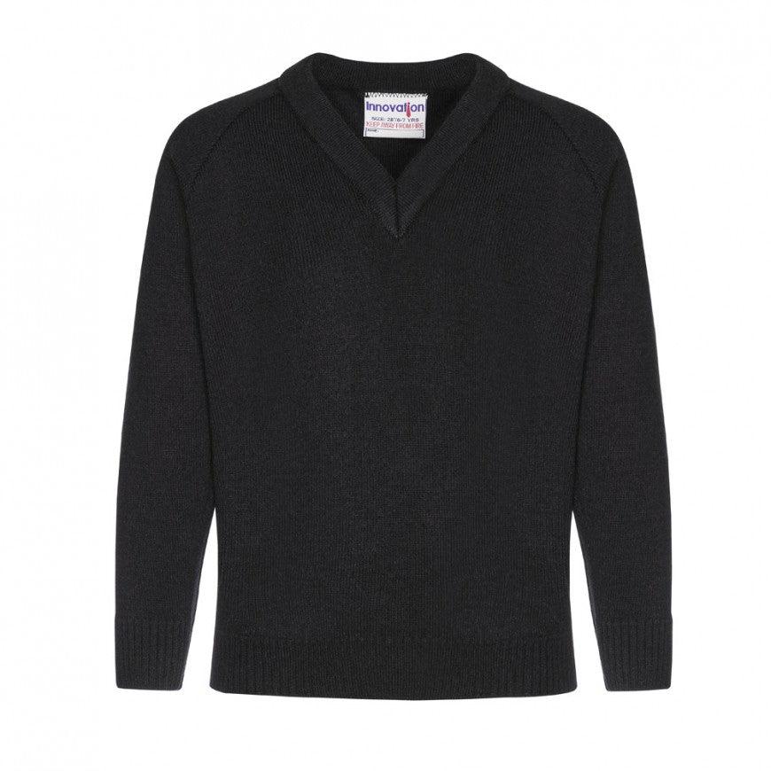 St Thomas More High School | Black Knitted (Knitwear) Jumper with School Logo
