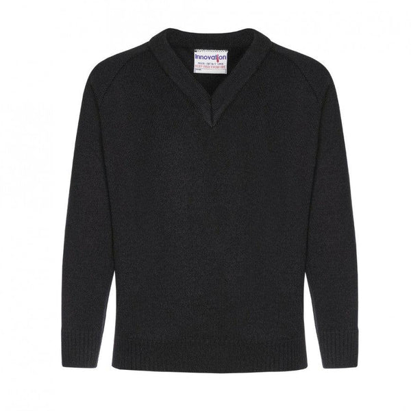 St Thomas More High School | Black Knitted (Knitwear) Jumper with School Logo