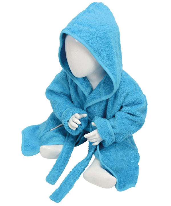 Aqua Blue - ARTG® Babiezz® hooded bathrobe Robes A&R Towels Baby & Toddler, Gifting & Accessories, Homewares & Towelling, Must Haves Schoolwear Centres