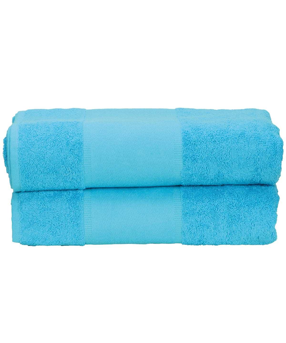 Aqua Blue - ARTG® PRINT-Me® bath towel Towels A&R Towels Homewares & Towelling, Must Haves Schoolwear Centres