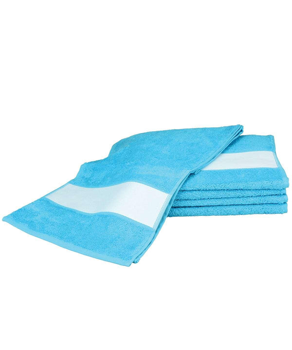 Aqua Blue - ARTG® SUBLI-Me® sport towel Towels A&R Towels Gifting & Accessories, Homewares & Towelling, Sublimation Schoolwear Centres