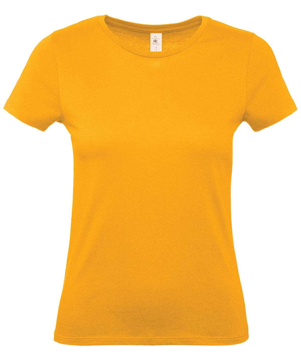 Apricot - B&C #E150 /women T-Shirts B&C Collection Holiday Season, Hyperbrights and Neons, Must Haves, Plus Sizes, T-Shirts & Vests Schoolwear Centres