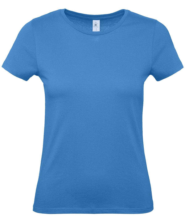 Azure - B&C #E150 /women T-Shirts B&C Collection Holiday Season, Hyperbrights and Neons, Must Haves, Plus Sizes, T-Shirts & Vests Schoolwear Centres