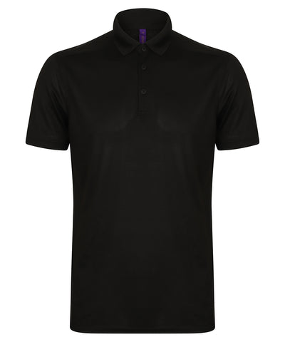 Stretch polo shirt with wicking finish (slim fit)
