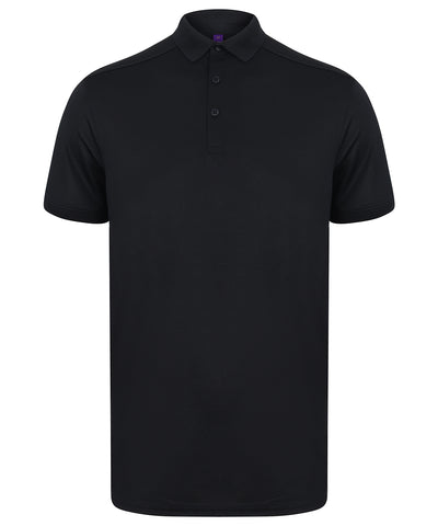 Stretch polo shirt with wicking finish (slim fit)