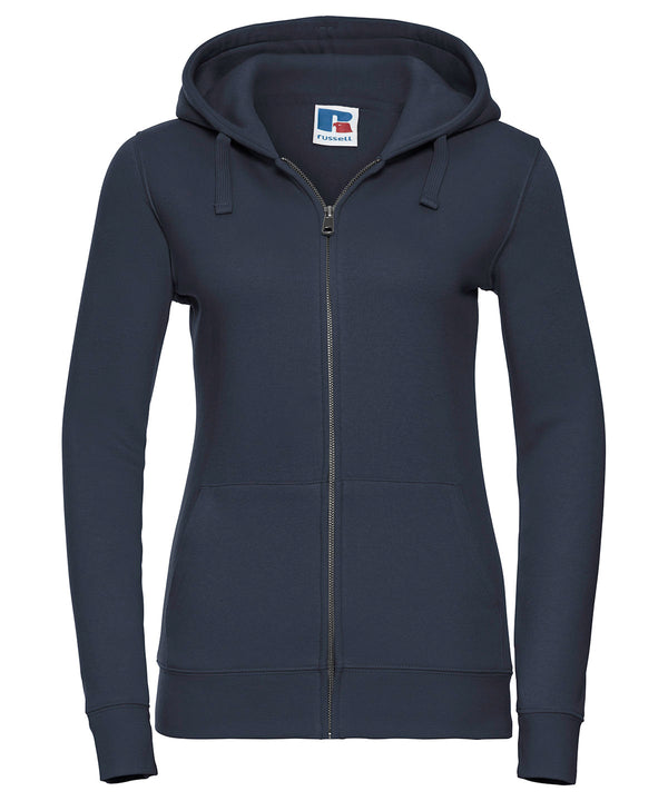Women's authentic zipped hooded sweatshirt