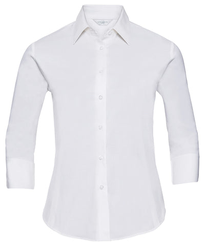 Women's ¾ sleeve easycare fitted shirt